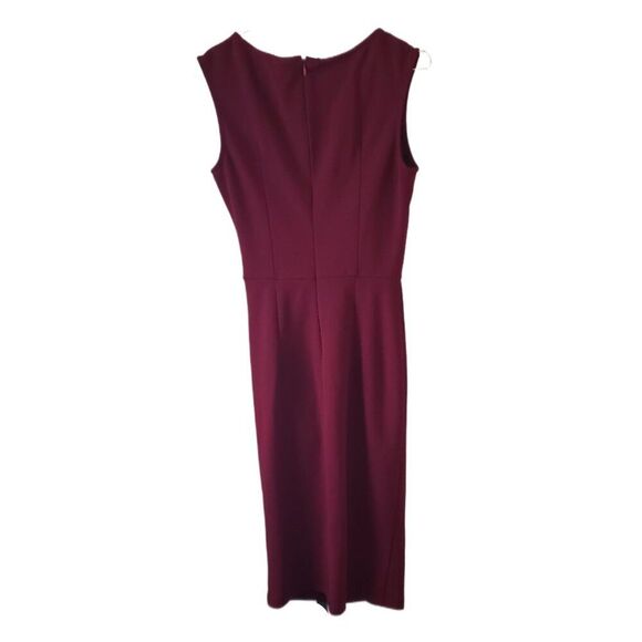Miusol Burgundy Sleeveless Dress - Picture 3 of 4
